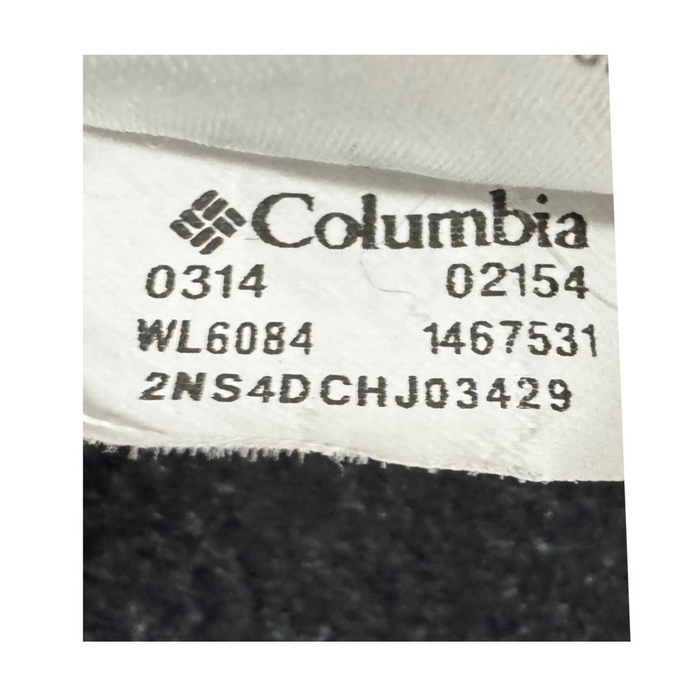 Columbia Women's Charcoal Gray High Pile Fleece Full Zip Jacket WL6084 Large L - Picture 4 of 4